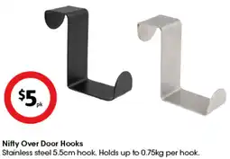 Coles Over Door Hooks offer
