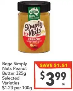 Bega Simply Nuts Peanut Butter
