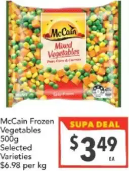 Supa Valu McCain Mixed Vegetables offer