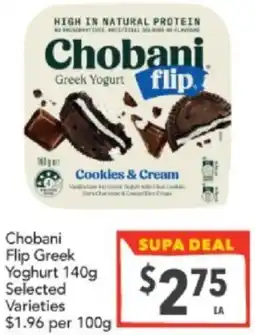 Chobani Flip Greek Yoghurt