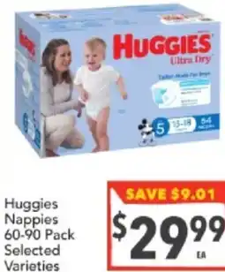 Supa Valu Huggies Nappies offer