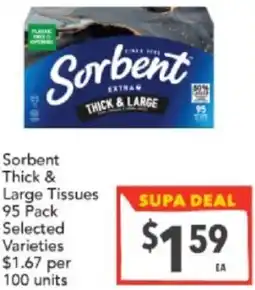 Sorbent Thick & Large Tissues