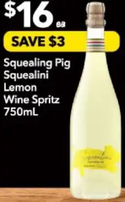 Supa Valu Squealing Pig Squealini Lemon Wine Spritz offer