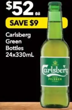 Carlsberg Green Bottles