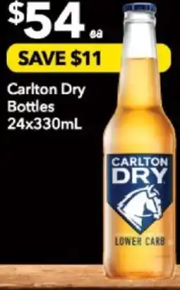 Supa Valu Carlton Dry Bottles offer