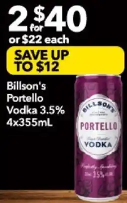 Portello Vodka 3.5%