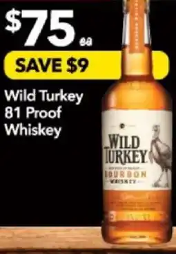 Wild Turkey 81 Proof Whiskey