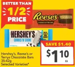 Hershey's, Reese's or Terrys Chocolate Bars