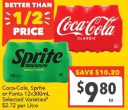 Coca-Cola, Sprite or Fanta