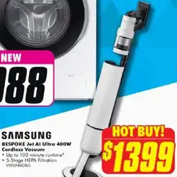 The Good Guys BESPOKE Jet Al Ultra 400W Cordless Vacuum offer