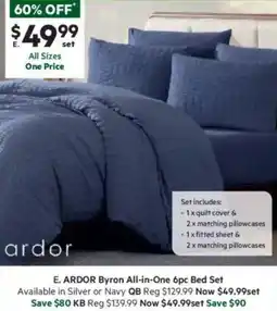 Harris Scarfe Byron All-in-One 6pc Bed Set offer