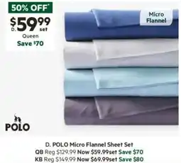 Harris Scarfe Micro Flannel Sheet Set offer