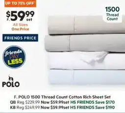 Harris Scarfe 1500 Thread Count Cotton Rich Sheet Set offer