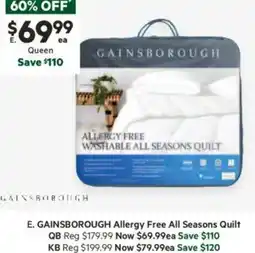 Harris Scarfe Allergy Free All Seasons Quilt offer
