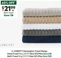 Harris Scarfe Kensington Towel Range Hand Towel offer
