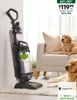 Harris Scarfe Pet 1000w Cyclonic Upright Vacuum Cleaner offer