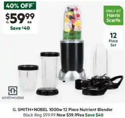 Harris Scarfe 1000w 12 Piece Nutrient Blender offer