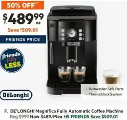 Harris Scarfe Magnifica Fully Automatic Coffee Machine offer