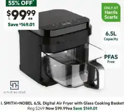 Harris Scarfe Digital Air Fryer with Glass Cooking Basket offer