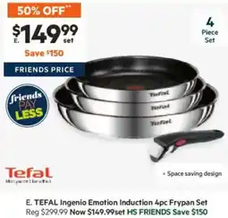 Harris Scarfe Ingenio Emotion Induction 4pc Frypan Set offer
