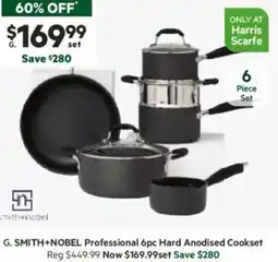 Harris Scarfe Professional 6pc Hard Anodised Cookset offer