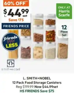 Harris Scarfe Food Storage Canisters offer