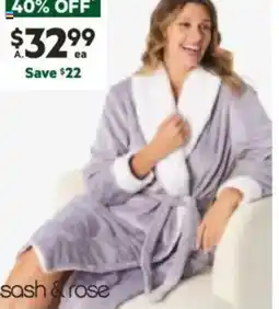 Harris Scarfe Sherpa Fleece Gown offer