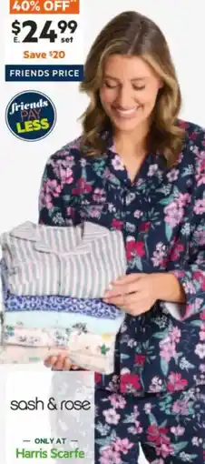 Harris Scarfe Flannelette PJ Set offer