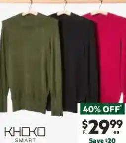 Harris Scarfe Crew Neck Long Sleeve Knit offer
