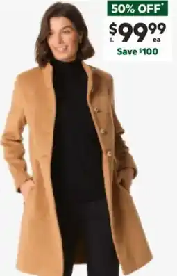 Harris Scarfe Essential Military Coat offer