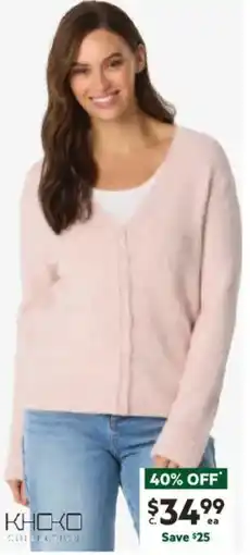 Harris Scarfe Nep Yarn Cardigan offer