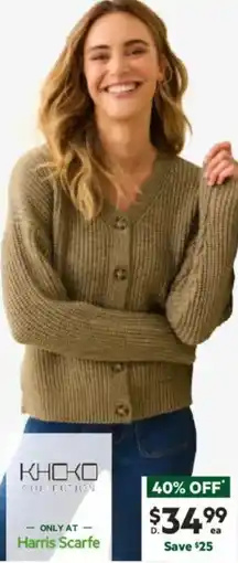Harris Scarfe Marle Knit Cardigan offer