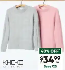 Harris Scarfe Boxy Cable Jumper offer