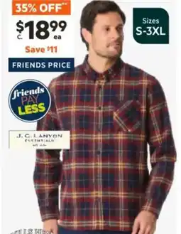 Harris Scarfe Long Sleeve Flannelette Shirts offer