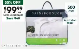 Harris Scarfe Australian Washable Wool Range 500gsm offer