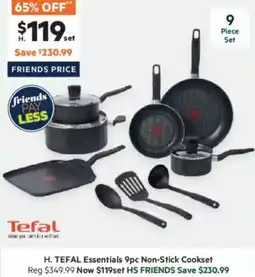 Harris Scarfe Essentials 9pc Non-Stick Cookset offer