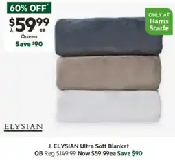 Harris Scarfe Ultra Soft Blanket offer