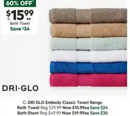Harris Scarfe Embody Classic Towel offer