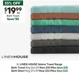 Harris Scarfe Selene Towel offer
