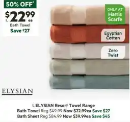 Harris Scarfe Bath Towel offer