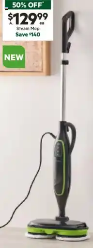 Harris Scarfe Prinetti elite multi-function steam mop & polisher reg offer