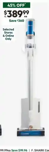 Harris Scarfe Shark clean & empty cordless stick vacuum cleaner & auto empty system offer