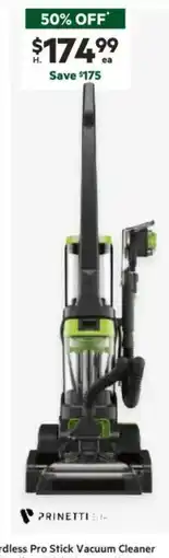 Harris Scarfe Prinetti elite 800w professional xl carpet washer & upholstery cleaner offer