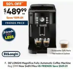 Harris Scarfe Magnifica Fully Automatic Coffee Machine offer