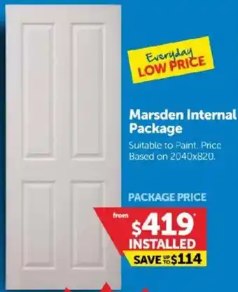 Doors Plus Marsden Internal Package offer