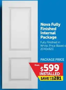 Doors Plus Nova Fully Finished Internal Package offer