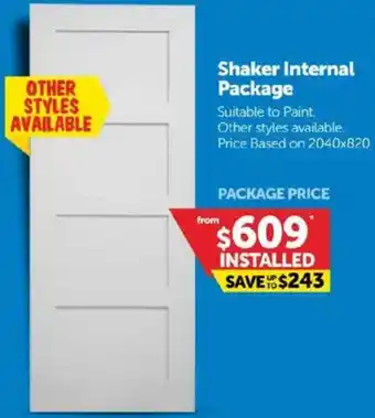 Doors Plus Shaker Internal Package offer