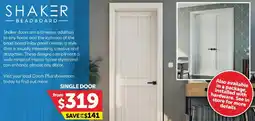 Doors Plus Shaker doors offer