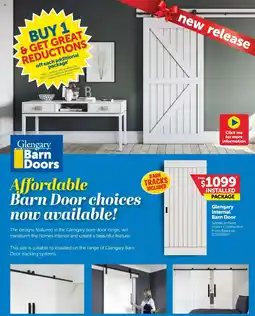Doors Plus Glengary Internal Barn Doors offer