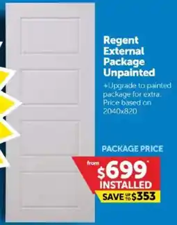 Doors Plus Regent External Package Unpainted offer